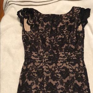 ABS black lace XS dress